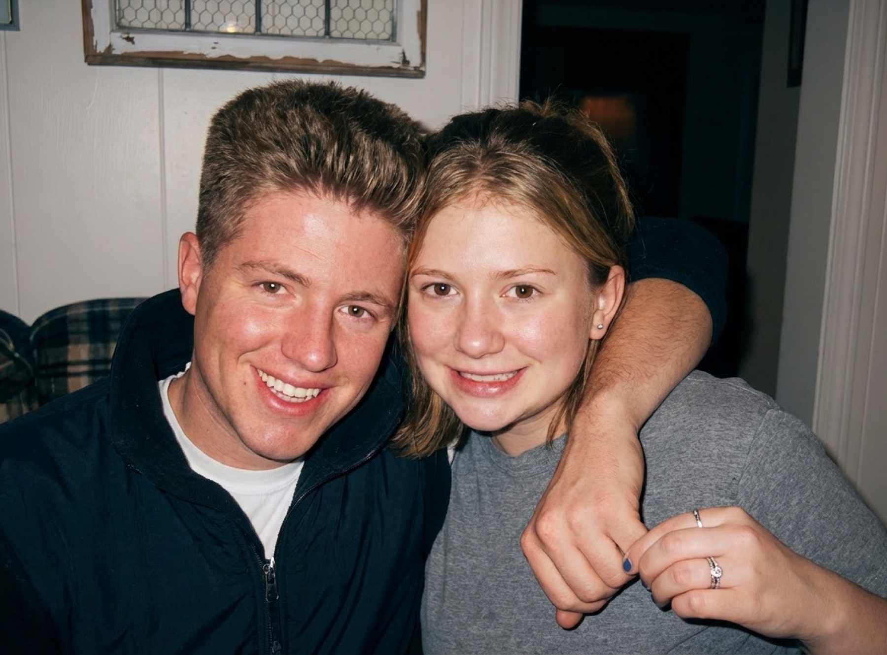 Brian smiling with family